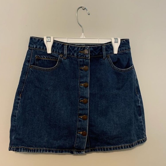 Garage Blue Jean Skirt - Picture 1 of 1